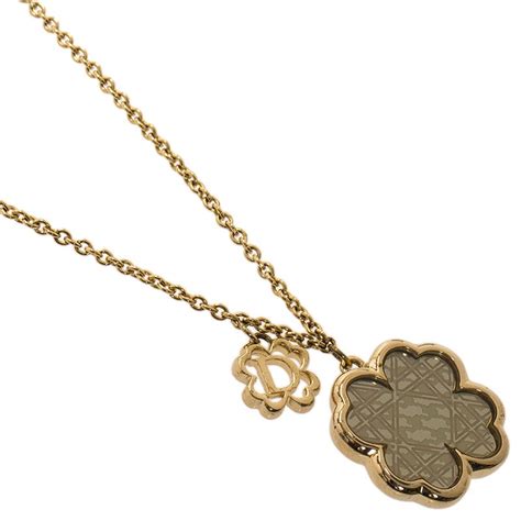 clover necklace dior